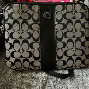 Coach computer laptops purse